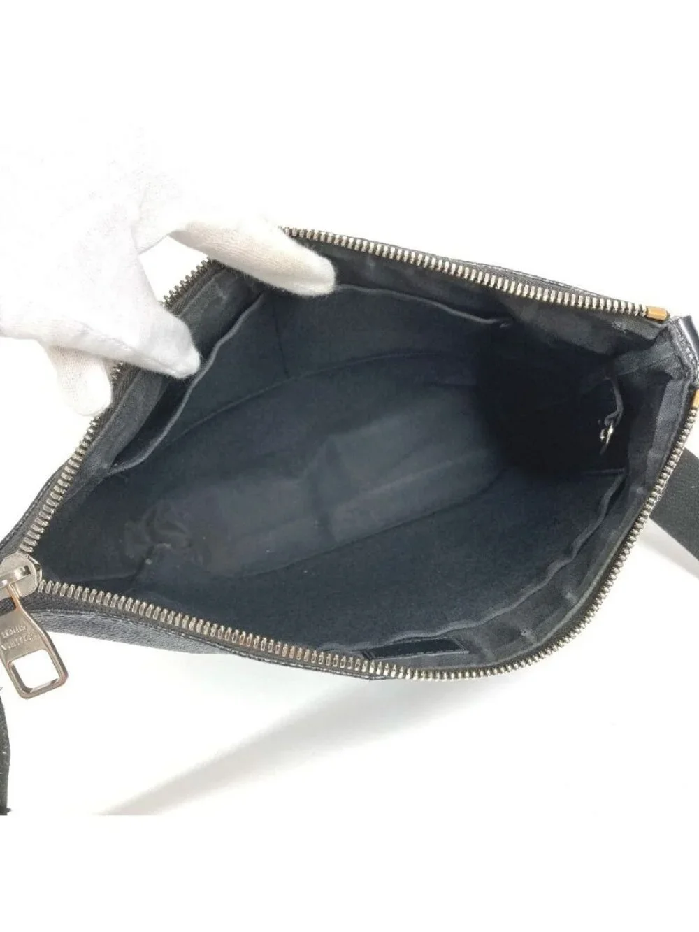 Louis Vuitton Shoulder Bag Mick PM Damier Graphite Canvas Black